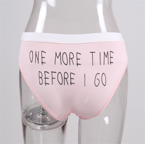 Дамски бикини с интересен надпис в розов цвят