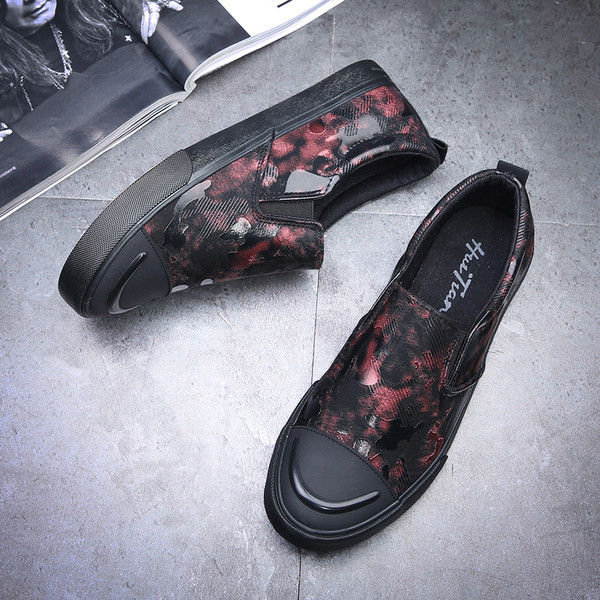 Модерни мъжки спортно-ежедневни мокасини с цветен ефект в два цвята