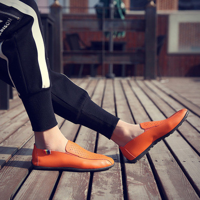 Мъжки летни обувки от еко кожа в няколко цвята