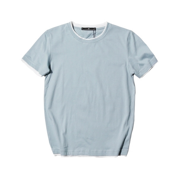 Семпла мъжка слим тениска в различни цветове