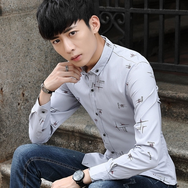 Стилна мъжка риза с дълъг ръкав - няколко модела