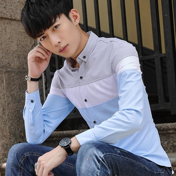 Стилна мъжка риза с дълъг ръкав - няколко модела