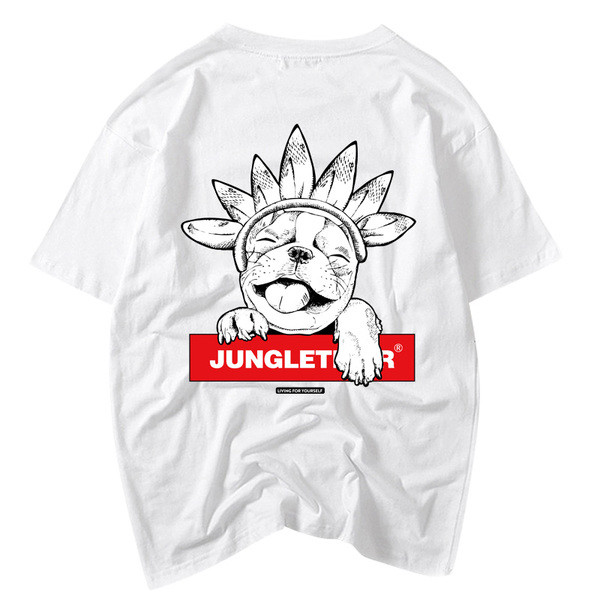 Ежедневна модерна мъжка тениска с анимация в различни цветове