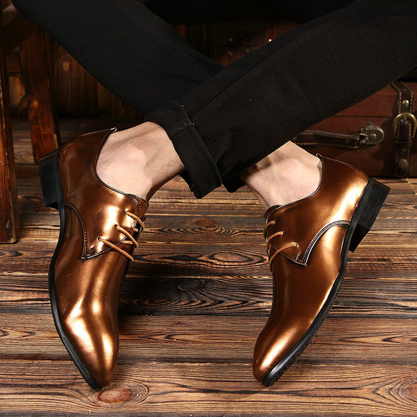 Pantofi formali bărbați ascuțiți cu mai multe culori