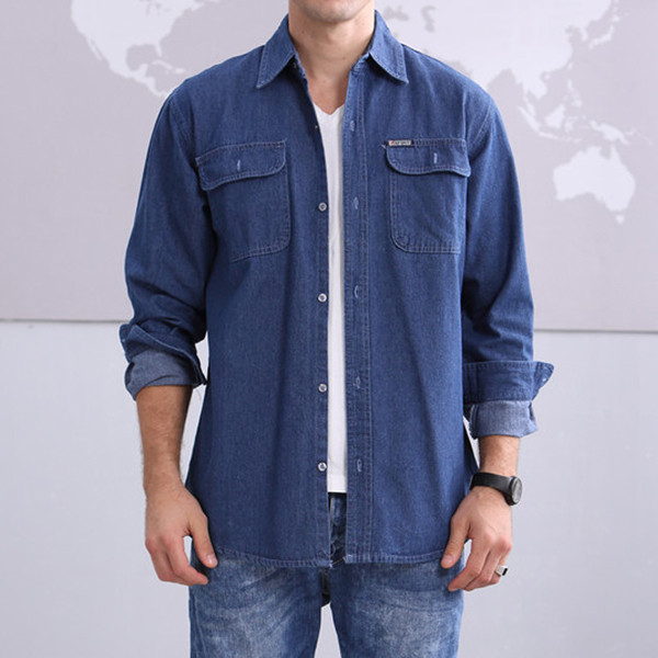 Ανδρικά τζιν πουκάμισα - διάφορα χρώματα