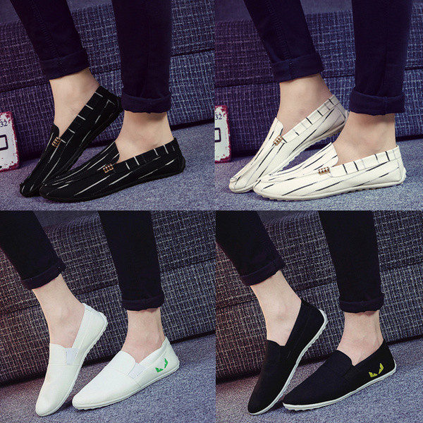 Σύγχρονα ανδδρικά μοκασίνια κατάλληλα για καθημερινή ζωή, δύο μοντέλα σε δύο χρώματα