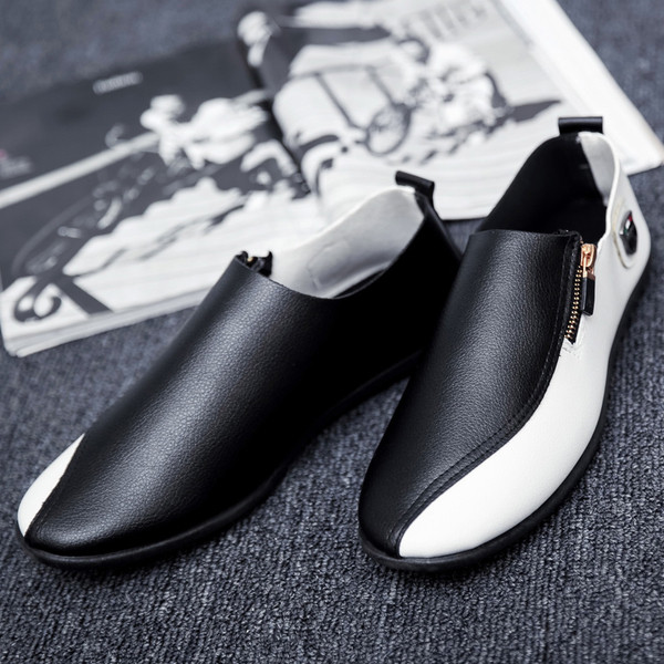 Αθλητικά-casual αντρικά  μοκασίνια με επίπεδη σόλα, δύο μοντέλα σε διάφορα χρώματα