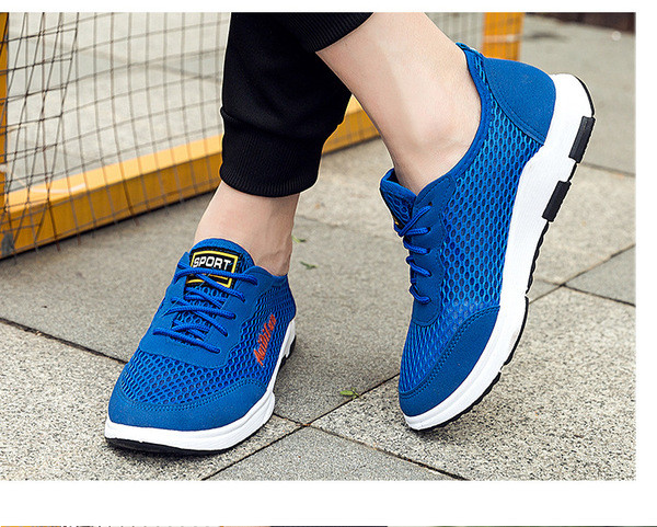 Adidasi de vara barbatesti cu sireturi si inscriptie in mai multe culori