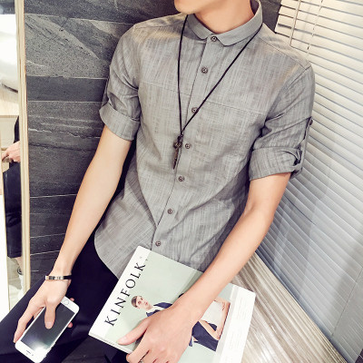 Sport - casual πουκάμισο με μανίκι 3/4 - διάφορα χρώματα