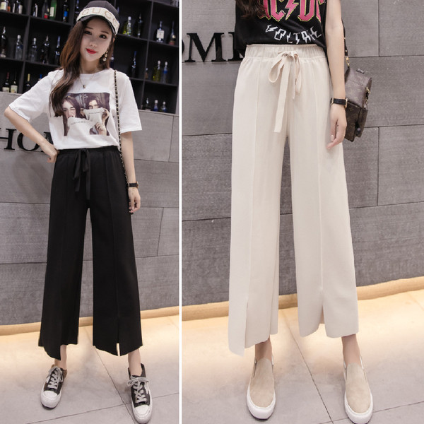 Κομψά γυναικεία παντελόνια μήκους 9/10 σε τρία χρώματα