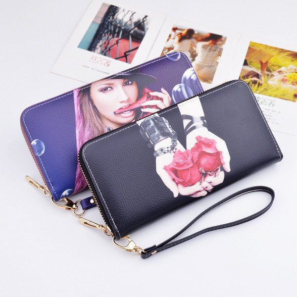 Portofel de dama model nou cu imprimeu