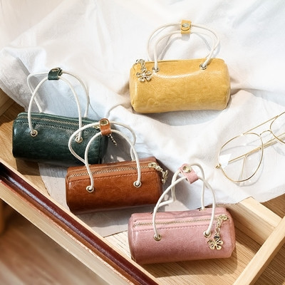 Γυναικείο μικρό πορτοφόλι τσάντας σε διάφορα χρώματα με ματ διακόσμηση