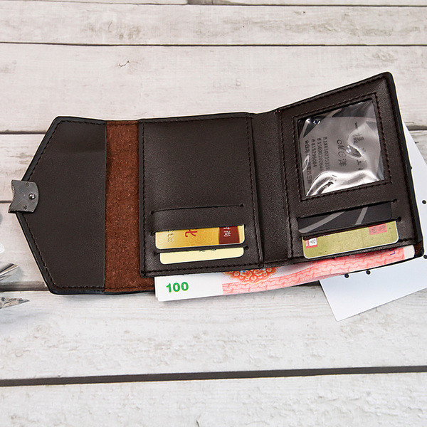 Portofel de dama modern cu brocart in culori irizate