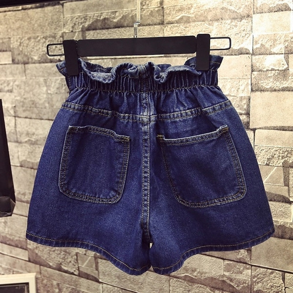 Γυναικεία τζιν  ελαστικά και κουμπιά σε μπλε χρώμα