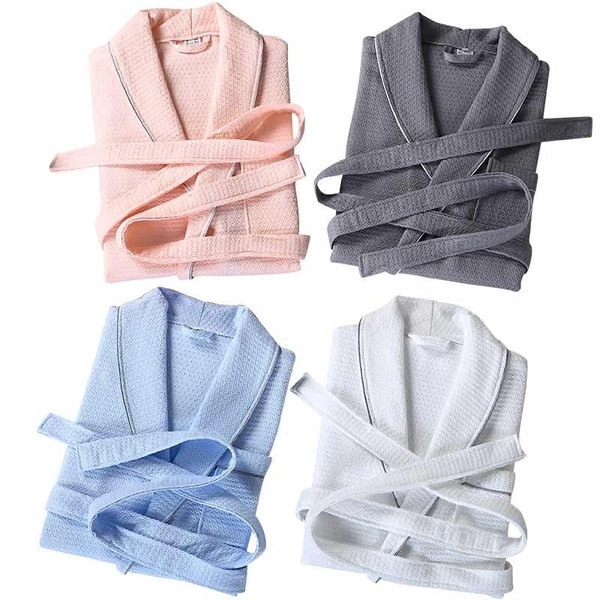 Μακρυά βαμβακερό γυναικείο μπουρνούζι  σε πολλά χρώματα