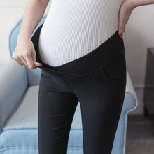 Elasztikus női leggings terhes nők számára
