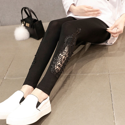 Γυναικείο κολάν  σε διάφορα χρώματα με δαντέλα σε φυτικά μοτίβα