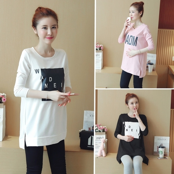 Γυναικεία μπλούζα με μακριά μανίκια σε διάφορα χρώματα και με εκτύπωση