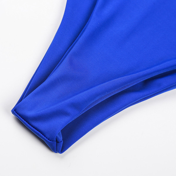 2018 Costum de baie complet pentru doamne în albastru