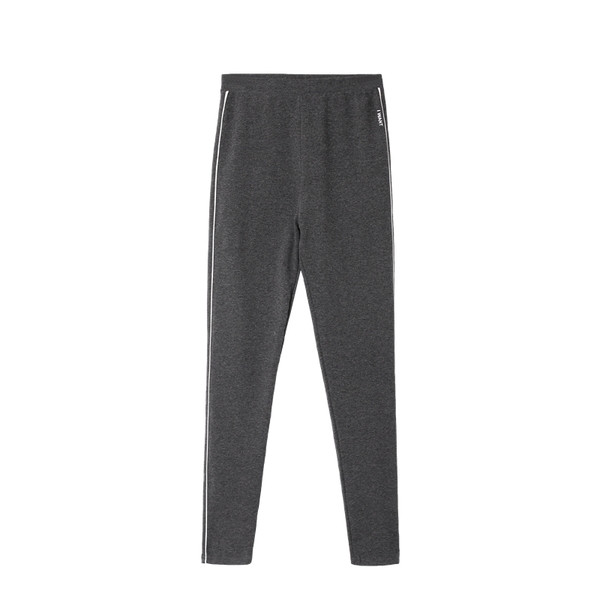 Jambiere confortabile de zi cu zi, în gri și negru, cu o culoare panglică pentru doamne