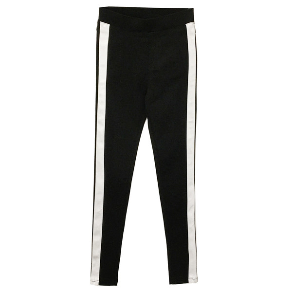 Jambiere de damă actuale cu margine albă groasă, potrivite pentru utilizarea de zi cu zi