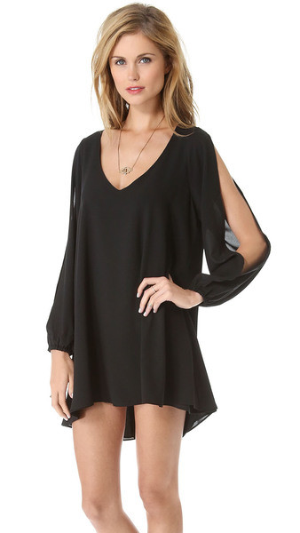 Καλοκαιρινό τούνίκ με ανοιχτά μανίκια και ντεκολτέ σε σχήμα V σε διάφορα χρώματα