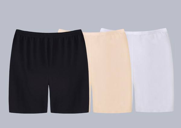 Jambiere scurte de damă în trei culori - alb, negru și caise