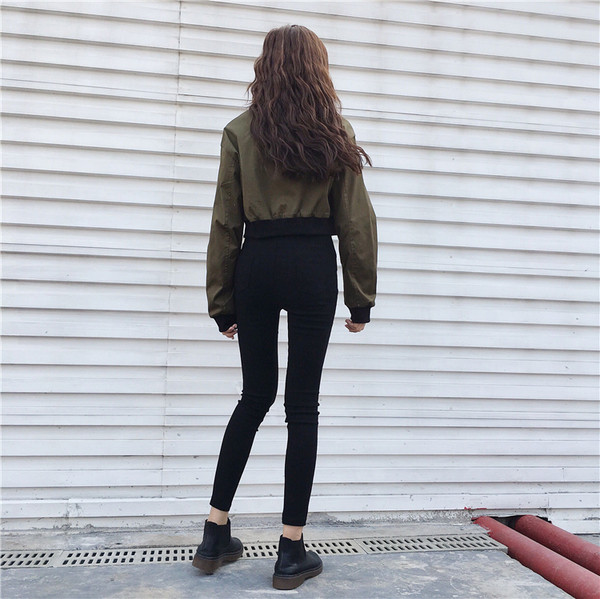 Jambiere de dama actuale cu talie inalta si fermoar decorativ