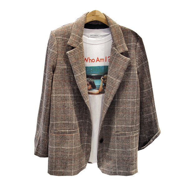 Geaca de dama eleganta in stil liber cu buzunare