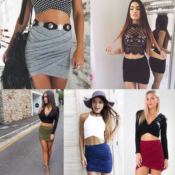 Fusta scurta de dama in diferite culori