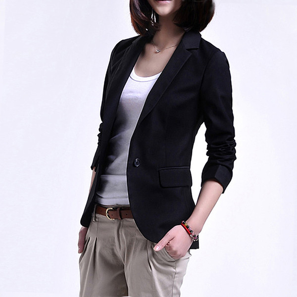 Jachetă casual de damă în negru