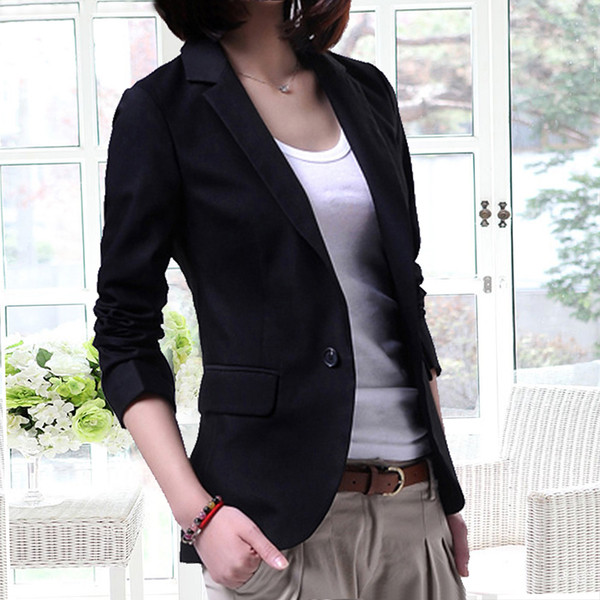 Jachetă casual de damă în negru