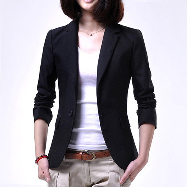 Jachetă casual de damă în negru