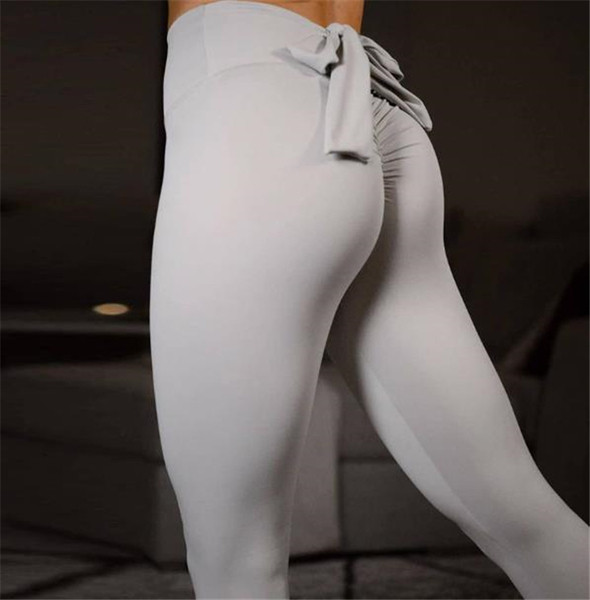 Jambiere de damă elastice moderne cu element panglică în trei culori - alb, negru, visiniu