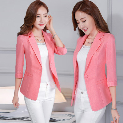 Geaca lunga de dama eleganta cu maneci 3/4 in mai multe culori