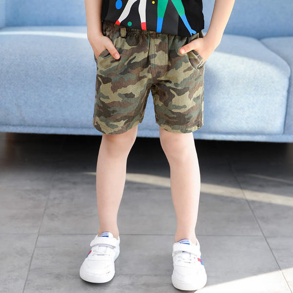 Παιδικά καμουφλάζ σορτς για αγόρια με τσέπες