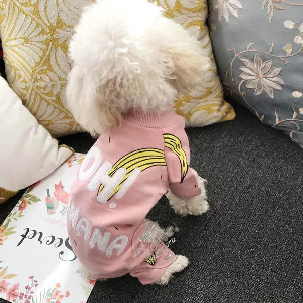 Costum sport pentru caini cu imprimeu interesant, potrivit pentru cainii mici si mari