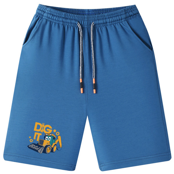 Sport - pantaloni scurti casual pentru copii pentru baieti cu mini aplicatie - mai multe modele