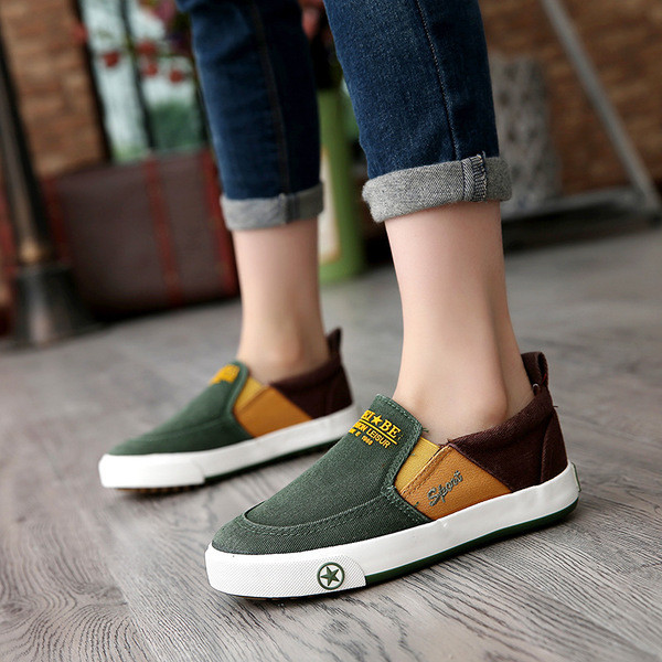 Tenisi copii din stofa pentru baieti in doua culori