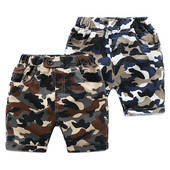Καλοκαιρινά καμουφλάζ παιδικά σορτς για αγόρια - δύο χρώματα