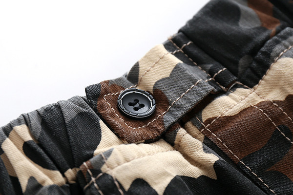 Καλοκαιρινά καμουφλάζ παιδικά σορτς για αγόρια - δύο χρώματα