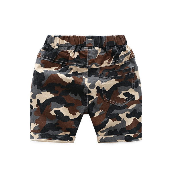 Καλοκαιρινά καμουφλάζ παιδικά σορτς για αγόρια - δύο χρώματα
