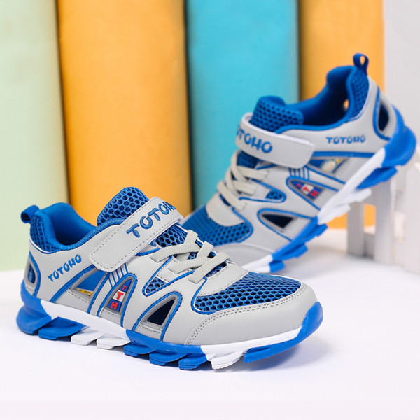 Καλοκαιρινά παιδικά αναπνευστικά πάνινα παπούτσια για αγόρια σε διάφορα χρώματα