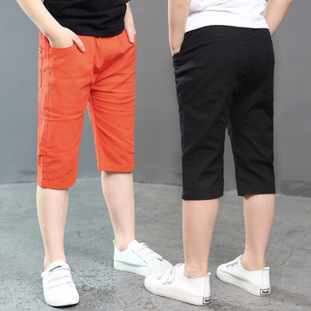 Летни детски панталони за момчета под коляното - няколко цвята