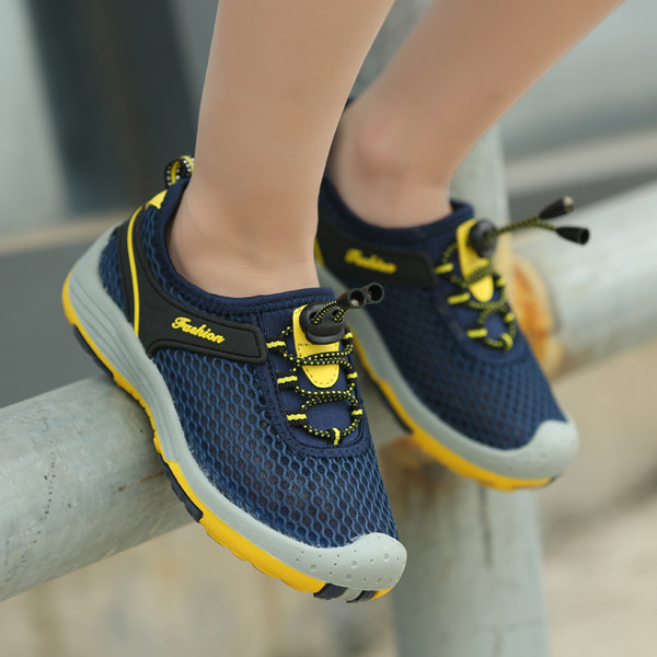 Adidasi copii cu plasa pentru baieti in trei culori