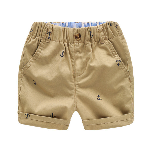 Αθλητικά - casual παιδικά σορτς για αγόρια με δίχρωμες εφαρμογές