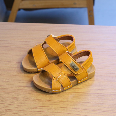 Άνετα παιδικά σανδάλια από οικολογικό δέρμα για αγόρια σε τρία χρώματα