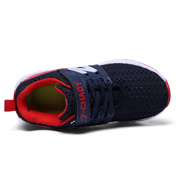 Adidasi copii respirabili in mai multe culori pentru baieti si fete cu inscriptie