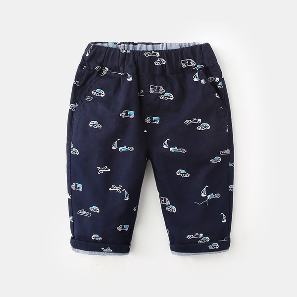 Pantaloni casual copii pentru baieti sub genunchi - doua culori