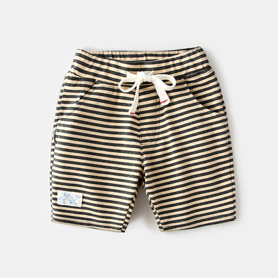 Pantaloni scurți pentru copii în dungi pentru băieți - trei culori